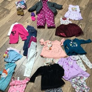 Lot of Toddler Girls Clothes (2T-3T)